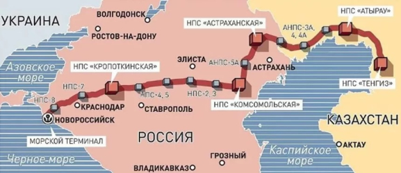 Украина нанесла удар по транспортировке нефти Казахстана