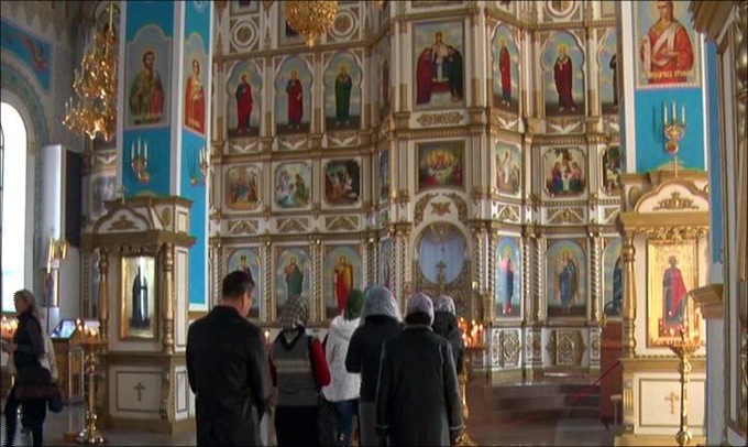 Актюбинскому Свято-Никольскому кафедральному собору подарили икону Пресвятой Богородицы