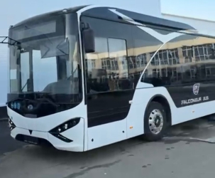 В город привезли электробусы