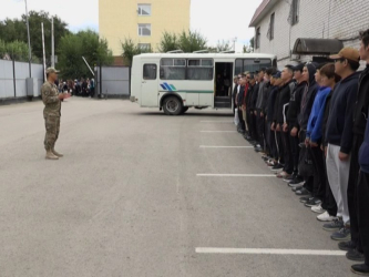 Ещё 30 актюбинцев отправились на срочную службу в Национальную гвардию