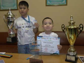 Юные актюбинцы стали чемпионами на международной олимпиаде по ментальной арифметике