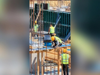 В Актобе идёт строительство новой футбольной арены