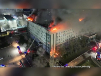 Пожар в акимате Актюбинской области: подробности