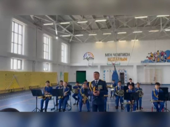 Детские военные оркестры набирают популярность в Актобе
