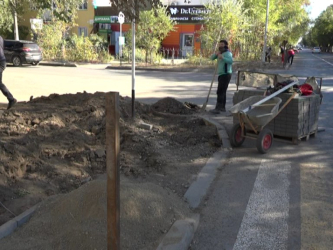 Когда в Актобе закончат ремонт тротуаров