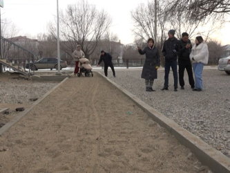 Благоустройство актюбинского двора превратилось в долгострой