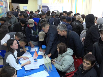 Ко Дню Республики в Актобе прошла ярмарка вакансий