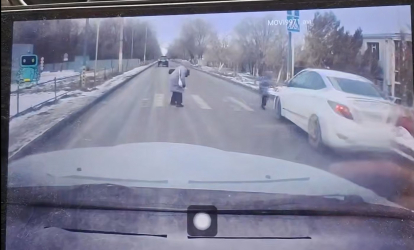 Женщина накинулась на водителя, сбившего школьницу на пешеходном переходе