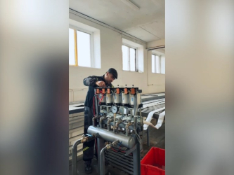 В Актобе открыт первый в стране завод по производству пожарных рукавов