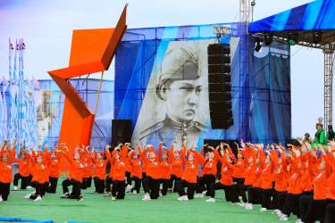 В Кобде прошло празднование 100-летия Алии Молдагуловой