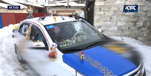 Необычное такси поднимает настроение пассажирам